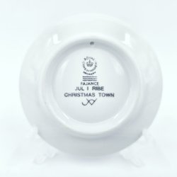 Royal Copenhagen Mini Juleplatte Jul I Ribe 1989