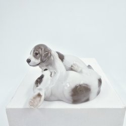 Royal Copenhagen Figur Pointer Hvalpe nr. 453. sortering 1 