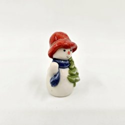 Royal Copenhagen Figur Snemand Pige Med Juletr� nr. 772. sortering 1