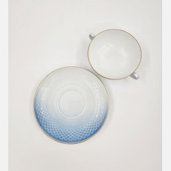 Mgestel Bouillonkop nr. 247 Med Guldkant 2 sortering  