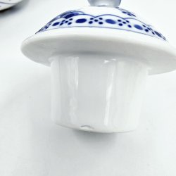 Musselmalet Halvblonde Kaffekande nr. 1-519. sortering 2  