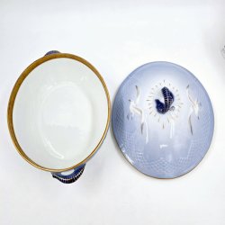 Mgestel Oval Lgfad Med Guldkant nr 6A sortering 1 Sjlden  