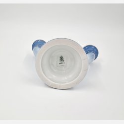 Bl Tone 2 Armet Lysestage nr. 235 Med Guldkant 1 sortering 