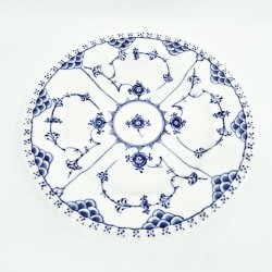 Musselmalet Helblonde Tallerken nr. 1-1085. sortering 1 