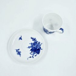 Bl� Blomst Svejfet Espressokop nr. 10-1546. sortering 1 