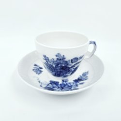 Bl� Blomst Svejfet Kaffekop nr. 10-1549. sortering 2 