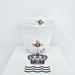 Royal Copenhagen Multifarvet Elements Scarlet Kop nr. 495. sortering 1  