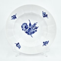 Bl Blomst Kantet Lille Dybtallerken nr. 10-8547. sortering 3  