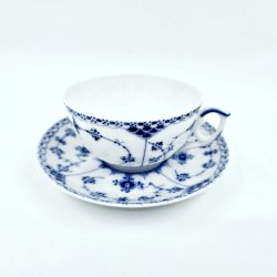 Musselmalet Halvblonde Tekop nr. 1-524. sortering 1