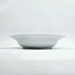 Musselmalet Riflet Dyb Tallerken nr. 604. sortering 1