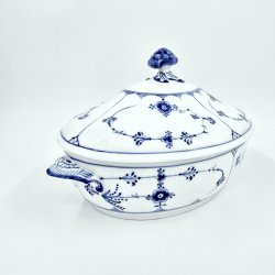 Musselmalet Riflet Lgfad nr. 1-283. sortering 1  