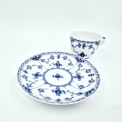 Musselmalet Halvblonde Kaffekop nr. 1-703. sortering 1 Sjlden