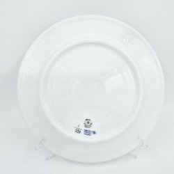 Musselmalet Riflet Middagstallerken nr. 1-328. sortering 2 Hotelporceln 