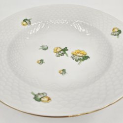 Erantis Dyb Tallerken nr. 22 Med Guldkant 1 sortering