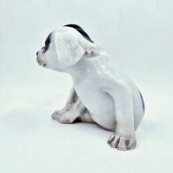 Royal Copenhagen Figur Pointer Hvalpe nr. 260. sortering 2  