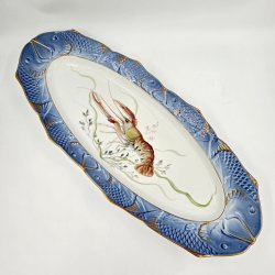 Bl� Fiskestel Fiskefad nr. 1212-3001. sortering 1 Sj�lden