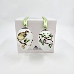 Royal Copenhagen P�ske�g �blegren Og Fuglekonge 2012. Sortering 1