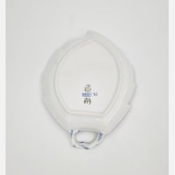 Musselmalet Halvblonde Stor Blad Asiet nr. 1-549. sorterin 2 