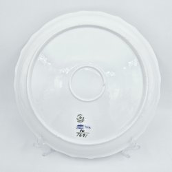 Bl Blomst Svejfet Rundt Fad nr. 10-1691. sortering 2 