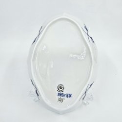 Musselmalet Riflet Oval Asiet nr. 1-147. sortering 1