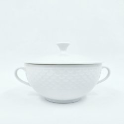 Hvid Elegance Bouillonkop nr. 247. sortering 2 