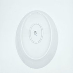 B &amp; G Musselmalet Ovalt Fad nr. 16. sortering 1 