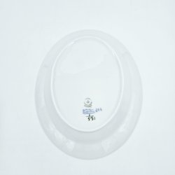 Musselmalet Halvblonde Ovalt Fad nr. 1-531. sortering 1 