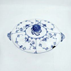 Musselmalet Riflet Terrin nr. 1-214. sortering 2 