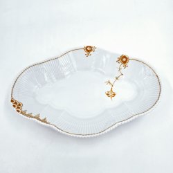 Royal Copenhagen Multifarvet Elements Chestnut Fad nr. 353. sortering 1 