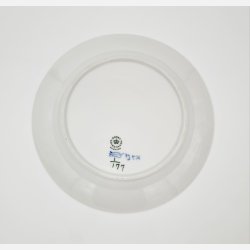 Musselmalet Riflet Spisetallerken nr. 1-177. sortering 1 