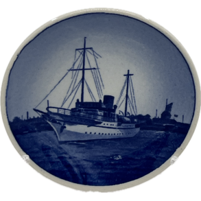 Royal Copenhagen Mini Platte Kongeskibet 53-2010 