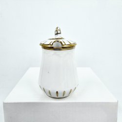 Hartmann Hvid Sennepskrukke nr. 52C. sortering 1 