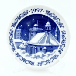 Royal Copenhagen Mini JulePlatte Rundet�rn 1997  