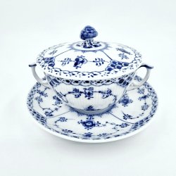 Musselmalet Halvblonde Bouillonkop nr. 1-764. sortering 1