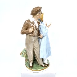 Royal Copenhagen / Juliane Marie Figur Hans &amp; Trine nr. 1783. sortering 1 Sjlden