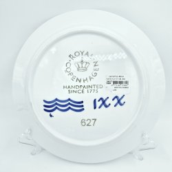 Sort Mega Riflet Middagstallerken nr. 627. sortering 1  