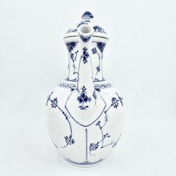 Musselmalet Halvblonde Kaffekande nr. 1-519. sortering 2  