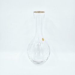 M�geglas Karaffel Med Guldkant 