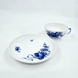 Bl� Blomst Svejfet Tekop nr. 10-1551. sortering 2  