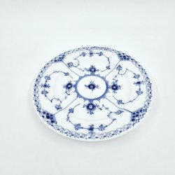 Musselmalet Halvblonde Kagetallerken nr. 574. sortering 1 