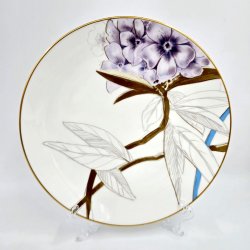 Royal Copenhagen Flora Tallerken Rhododendron nr 619. sortering 1 