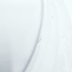 Musselmalet Riflet Ovalt fad nr. 1-98. sortering 2  