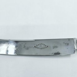 Musselmalet Riflet Sm�rkniv