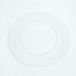 Royal Copenhagen Hvid Riflet Frokosttallerken nr. 622. sortering 1 