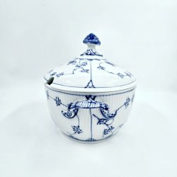 Musselmalet Riflet Terrin nr. 1-214. sortering 2 