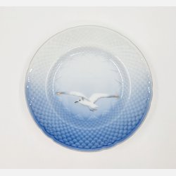 Mgestel Kagetallerken nr. 28A Med Guldkant 2 sortering