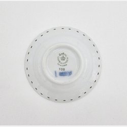 Musselmalet Helblonde Asiet nr. 330. sortering 1 