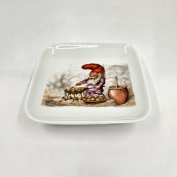 B &amp; G Firkantet Asiet Nisse Laver bleskiver nr. 5453. sortering 1 Sjlden