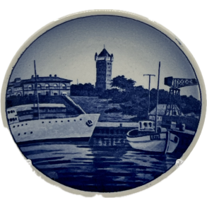 Royal Copenhagen Mini Platte Vandtrnet Esbjerg 54-2010 