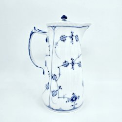 Musselmalet Riflet Chokolade Kande nr.1-34. sortering 1  